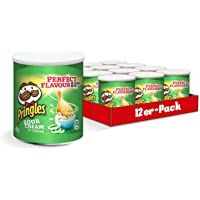 Pringles - Sour Cream &amp- Onion - 40 g- paquete de 12